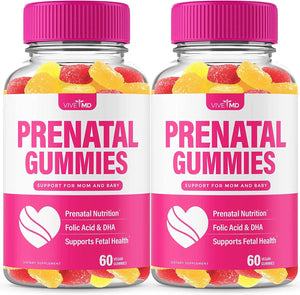 VIVE MD - VIVE MD Prenatal Vitamin Gummies with DHA and Folic Acid 120 Gomitas - The Red Vitamin MX - Suplementos Alimenticios - {{ shop.shopifyCountryName }}