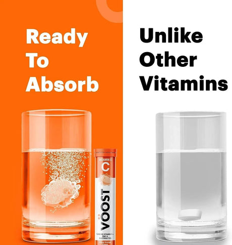 VOOST - Voost Vitamin C with Zinc and Electrolytes 1000Mg. 40 Tabletas Efervescentes - The Red Vitamin MX - Suplementos Alimenticios - {{ shop.shopifyCountryName }}