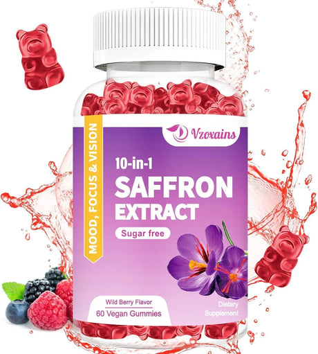 VZOXAINS - VZOXAINS Saffron Extract Gummies 60 Gomitas - The Red Vitamin MX - Suplementos Alimenticios - {{ shop.shopifyCountryName }}