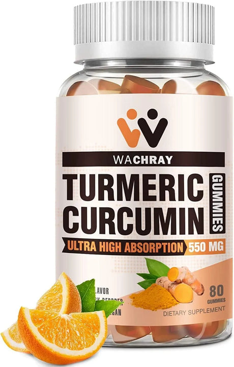 WACHRAY - WACHRAY Turmeric Curcumin Gummies 80 Gomitas - The Red Vitamin MX - Suplementos Alimenticios - {{ shop.shopifyCountryName }}