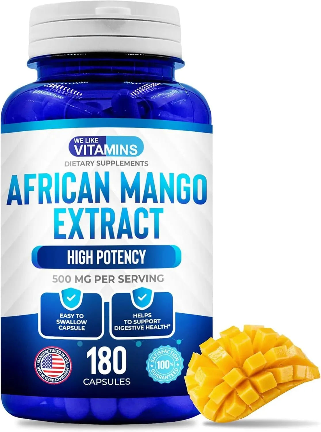 WE LIKE VITAMINS - We Like Vitamins African Mango Extract 500Mg. 180 Capsulas - The Red Vitamin MX - Suplementos Alimenticios - {{ shop.shopifyCountryName }}