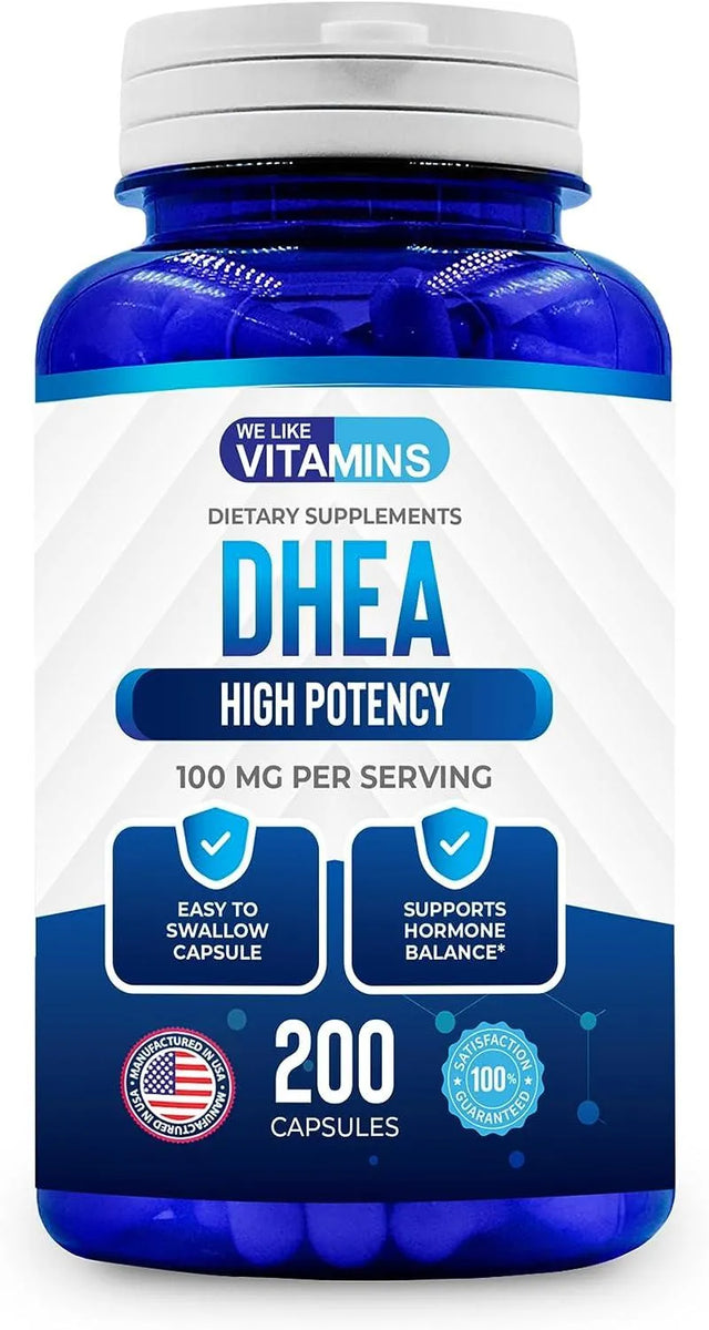 WE LIKE VITAMINS - We Like Vitamins DHEA 100Mg. 200 Capsulas - The Red Vitamin MX - Suplementos Alimenticios - {{ shop.shopifyCountryName }}