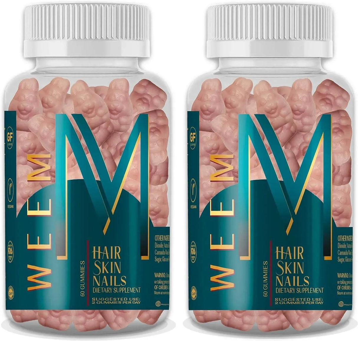 WEEM - WEEM Biotin Gummies for Hair, Skin and Nails 60 Gomitas 2 Pack - The Red Vitamin MX - Suplementos Alimenticios - {{ shop.shopifyCountryName }}