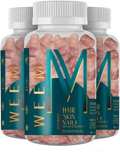 WEEM - WEEM Biotin Gummies for Hair, Skin and Nails 60 Gomitas 3 Pack - The Red Vitamin MX - Suplementos Alimenticios - {{ shop.shopifyCountryName }}