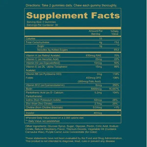 WEEM - WEEM Biotin Gummies for Hair, Skin and Nails 60 Gomitas 3 Pack - The Red Vitamin MX - Suplementos Alimenticios - {{ shop.shopifyCountryName }}