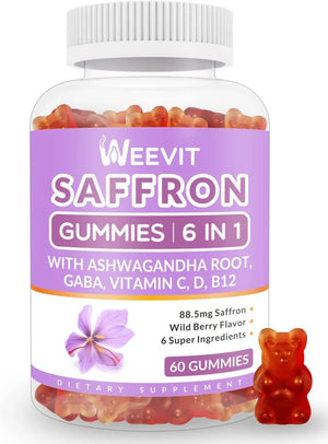 WEEVIT - WEEVIT Saffron Supplement Gummies 88.5Mg. 60 Gomitas - The Red Vitamin MX - Suplementos Alimenticios - {{ shop.shopifyCountryName }}