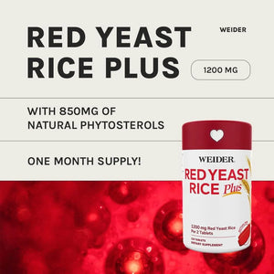 WEIDER - Weider Red Yeast Rice Plus 1200Mg. 120 Tabletas - The Red Vitamin MX - Suplementos Alimenticios - {{ shop.shopifyCountryName }}