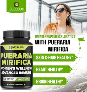 WELBUDA - Welbuda Pueraria Mirifica 1000Mg. 210 Capsulas - The Red Vitamin MX - Suplementos Alimenticios - {{ shop.shopifyCountryName }}