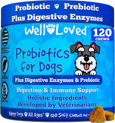 WELL LOVED - Well Loved Probiotics for Dogs 120 Masticables - The Red Vitamin MX - Probióticos Para Perros - {{ shop.shopifyCountryName }}