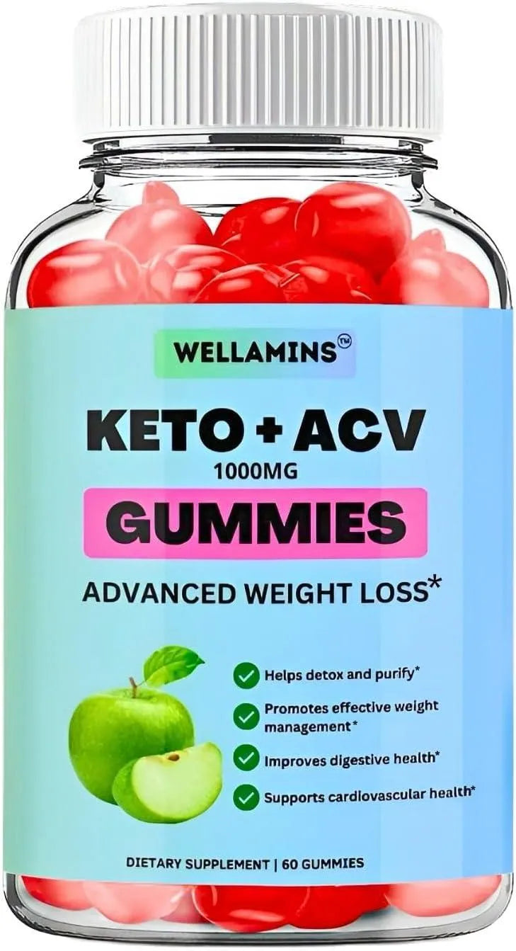 WELLNAMINS - Wellamins Keto Apple Cider Vinegar 60 Gomitas - The Red Vitamin MX - Suplementos Alimenticios - {{ shop.shopifyCountryName }}