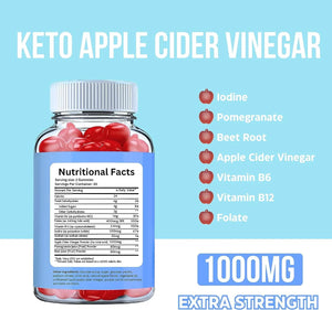 WELLNAMINS - Wellamins Keto Apple Cider Vinegar 60 Gomitas - The Red Vitamin MX - Suplementos Alimenticios - {{ shop.shopifyCountryName }}