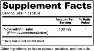 WELLNESS RESOURCES - Wellness Resources Fisetin 100Mg. 90 Capsulas - The Red Vitamin MX - Suplementos Alimenticios - {{ shop.shopifyCountryName }}