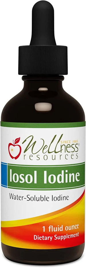 WELLNESS RESOURCES - Wellness Resources Iosol Iodine High Potency Water-Soluble Liquid 1 Fl. Oz. - The Red Vitamin MX - Suplementos Alimenticios - {{ shop.shopifyCountryName }}