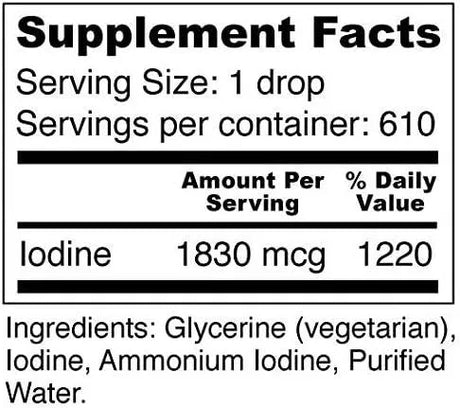 WELLNESS RESOURCES - Wellness Resources Iosol Iodine High Potency Water-Soluble Liquid 1 Fl. Oz. - The Red Vitamin MX - Suplementos Alimenticios - {{ shop.shopifyCountryName }}