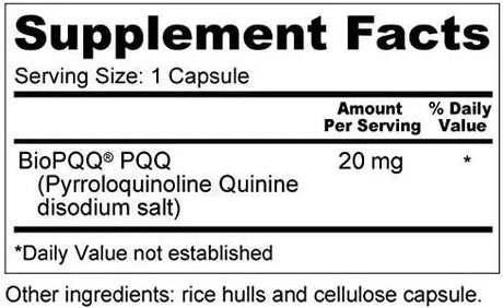 WELLNESS RESOURCES - Wellness Resources PQQ 20Mg. 60 Capsulas - The Red Vitamin MX - Suplementos Alimenticios - {{ shop.shopifyCountryName }}