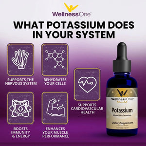 WELLNESSONE - WellnessOne Liquid Potassium Supplement 50Ml. - The Red Vitamin MX - Suplementos Alimenticios - {{ shop.shopifyCountryName }}