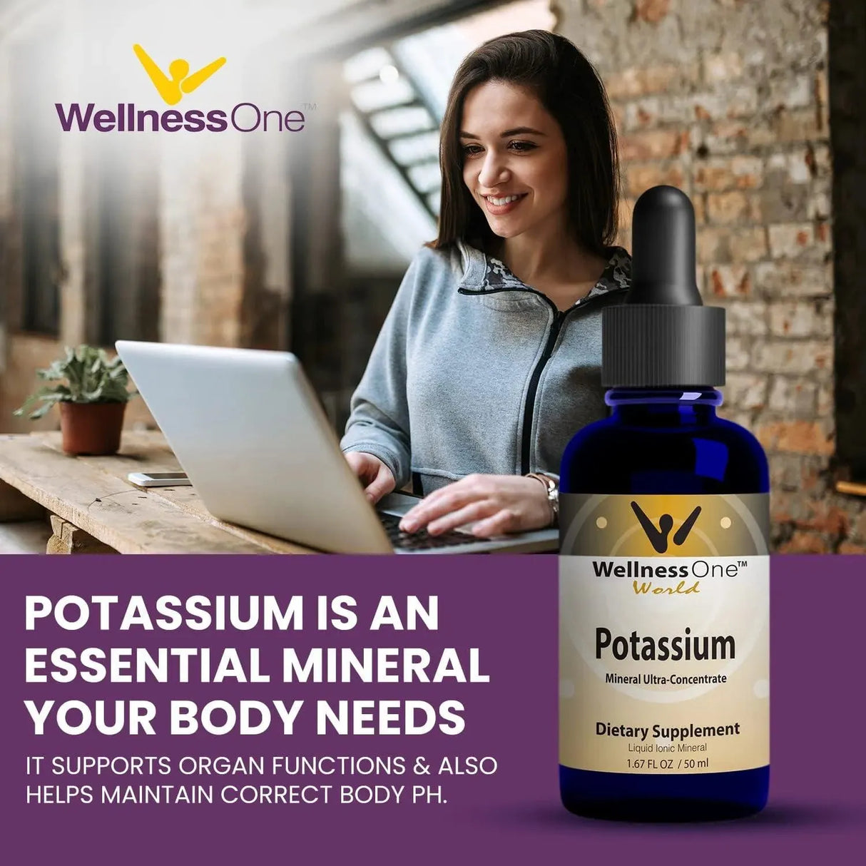 WELLNESSONE - WellnessOne Liquid Potassium Supplement 50Ml. - The Red Vitamin MX - Suplementos Alimenticios - {{ shop.shopifyCountryName }}