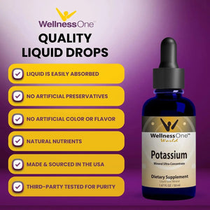 WELLNESSONE - WellnessOne Liquid Potassium Supplement 50Ml. - The Red Vitamin MX - Suplementos Alimenticios - {{ shop.shopifyCountryName }}