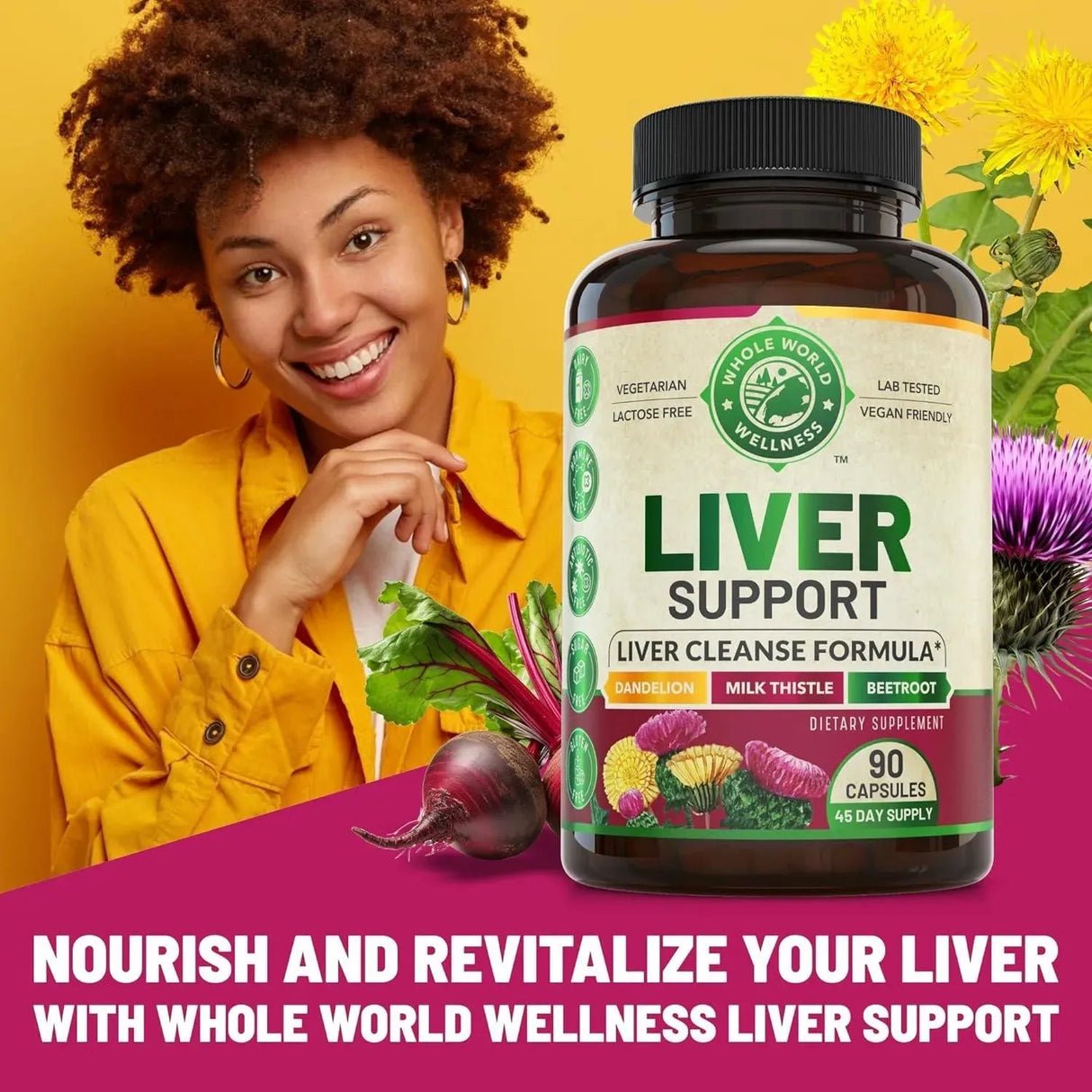 WHOLE WORLD WELLNESS - Whole World Wellness Liver Cleanse Detox & Repair Formula 90 Capsulas - The Red Vitamin MX - Suplementos Alimenticios - {{ shop.shopifyCountryName }}