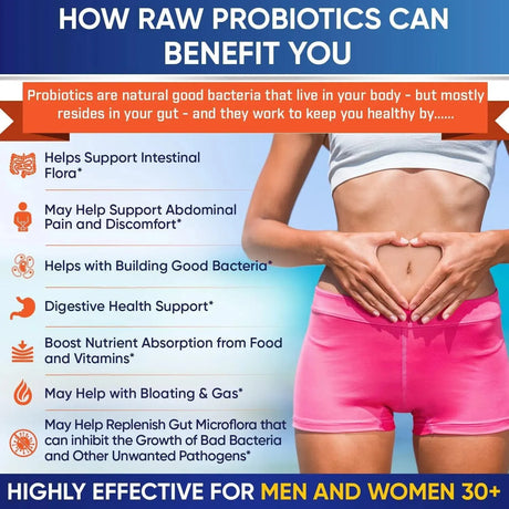 WHOLESOME WELLNESS - Wholesome Wellness Raw Probiotics 100 Billion CFU 30 Capsulas - The Red Vitamin MX - Suplementos Alimenticios - {{ shop.shopifyCountryName }}