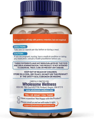 WHOLESOME WELLNESS - Wholesome Wellness Raw Probiotics 100 Billion CFU 30 Capsulas - The Red Vitamin MX - Suplementos Alimenticios - {{ shop.shopifyCountryName }}