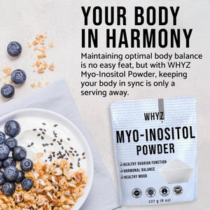 WHYZ - WHYZ Myo-Inositol Powder 227Gr. - The Red Vitamin MX - Suplementos Alimenticios - {{ shop.shopifyCountryName }}