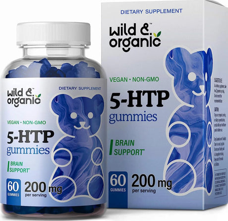 WILD & ORGANIC - Wild & Organic 5-HTP Gummies 200Mg. 60 Gomitas - The Red Vitamin MX - Suplementos Alimenticios - {{ shop.shopifyCountryName }}