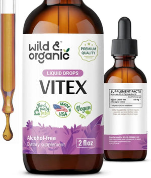 WILD & ORGANIC - Wild & Organic Baya Casto Organic Chasteberry Tincture 2 Fl.Oz. - The Red Vitamin MX - Suplementos Alimenticios - {{ shop.shopifyCountryName }}