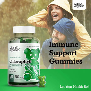 WILD & ORGANIC - Wild & Organic Chlorophyll Gummies 50Mg. 60 Gomitas - The Red Vitamin MX - Suplementos Alimenticios - {{ shop.shopifyCountryName }}