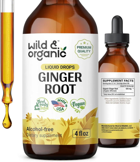 WILD & ORGANIC - Wild & Organic Ginger Extract Liquid 4 Fl.Oz. - The Red Vitamin MX - Suplementos Alimenticios - {{ shop.shopifyCountryName }}