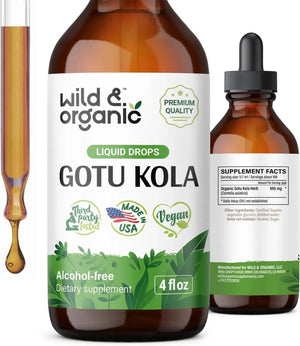 WILD & ORGANIC - Wild & Organic Gotu Kola Drops 4 Fl.Oz. - The Red Vitamin MX - Suplementos Alimenticios - {{ shop.shopifyCountryName }}