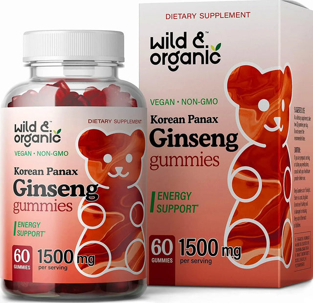 WILD & ORGANIC - Wild & Organic Korean Panax Red Ginseng 1600Mg. 60 Gomitas - The Red Vitamin MX - Suplementos Alimenticios - {{ shop.shopifyCountryName }}