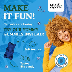 WILD & ORGANIC - Wild & Organic L-Methylfolate 15Mg. Gummies 60 Gomitas - The Red Vitamin MX - Suplementos Alimenticios - {{ shop.shopifyCountryName }}