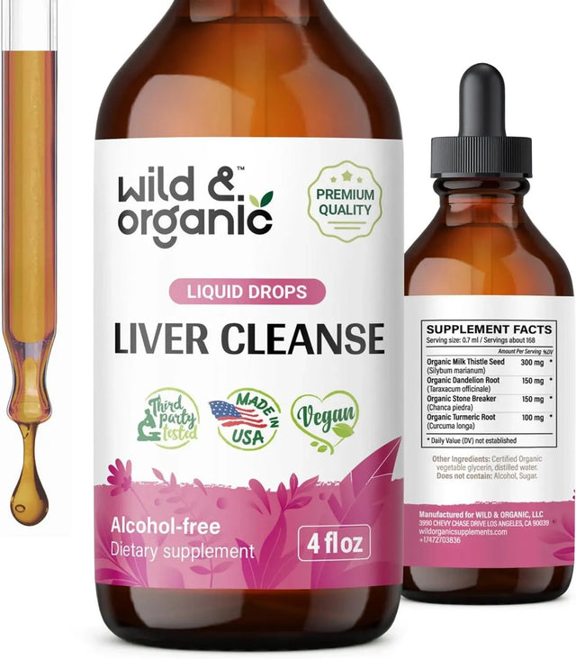 WILD & ORGANIC - Wild & Organic Liver Cleanse Detox & Repair Tincture 4 Fl.Oz. - The Red Vitamin MX - Suplementos Alimenticios - {{ shop.shopifyCountryName }}