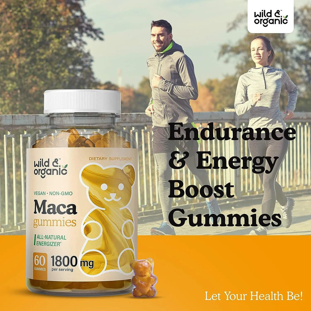 WILD & ORGANIC - Wild & Organic Maca Root Gummies 1800Mg. 60 Gomitas - The Red Vitamin MX - Suplementos Alimenticios - {{ shop.shopifyCountryName }}