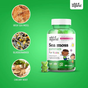 WILD & ORGANIC - Wild & Organic Sea Moss Gummies for Kids 60 Gomitas - The Red Vitamin MX - Suplementos Alimenticios - {{ shop.shopifyCountryName }}