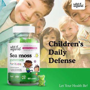 WILD & ORGANIC - Wild & Organic Sea Moss Gummies for Kids 60 Gomitas - The Red Vitamin MX - Suplementos Alimenticios - {{ shop.shopifyCountryName }}