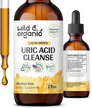 WILD & ORGANIC - Wild & Organic Uric Acid Cleanse Drops 2 Fl.Oz. - The Red Vitamin MX - Suplementos Alimenticios - {{ shop.shopifyCountryName }}