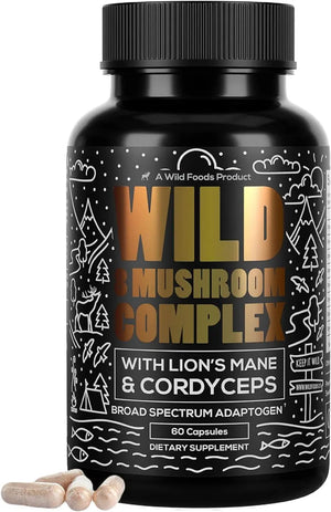 WILD FOODS - Wild Foods Premium Mushroom Complex Supplement 60 Capsulas - The Red Vitamin MX - Suplementos Alimenticios - {{ shop.shopifyCountryName }}