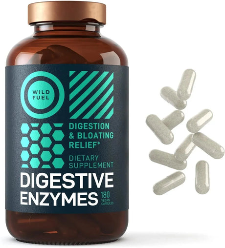 WILD FUEL - Wild Fuel Digestive Enzymes with Probiotics and Prebiotics 180 Capsulas - The Red Vitamin MX - Suplementos Alimenticios - {{ shop.shopifyCountryName }}