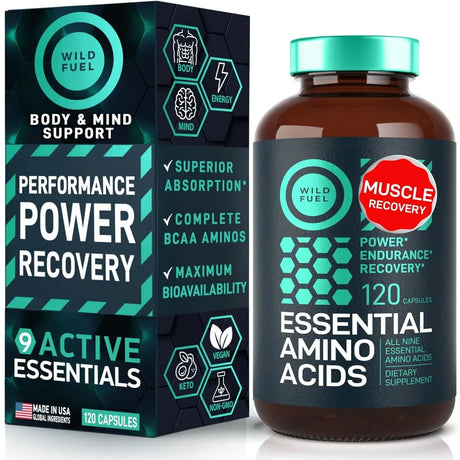 WILD FUEL - Wild Fuel Essential Amino Acid 120 Capsulas - The Red Vitamin MX - Suplementos Alimenticios - {{ shop.shopifyCountryName }}
