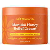 WILD NATURALS - Wild Naturals Manuka Honey Cream Moisturizer for Dry Skin 226Gr. - The Red Vitamin MX - Cremas Corporales - {{ shop.shopifyCountryName }}