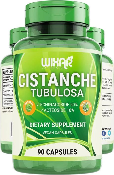 WIXAR NATURALS - Wixar Naturals Cistanche Tubulosa 90 Capsulas - The Red Vitamin MX - Suplementos Alimenticios - {{ shop.shopifyCountryName }}