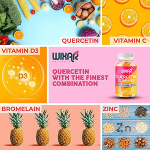 WIXAR NATURALS - WIXAR NATURALS Quercetin 500Mg. 60 Gomitas - The Red Vitamin MX - Suplementos Alimenticios - {{ shop.shopifyCountryName }}