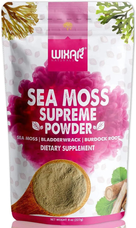 WIXAR NATURALS - Wixar Wildcrafted Sea Moss Powder 227Gr. - The Red Vitamin MX - Suplementos Alimenticios - {{ shop.shopifyCountryName }}