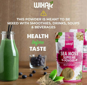 WIXAR NATURALS - Wixar Wildcrafted Sea Moss Powder 227Gr. - The Red Vitamin MX - Suplementos Alimenticios - {{ shop.shopifyCountryName }}