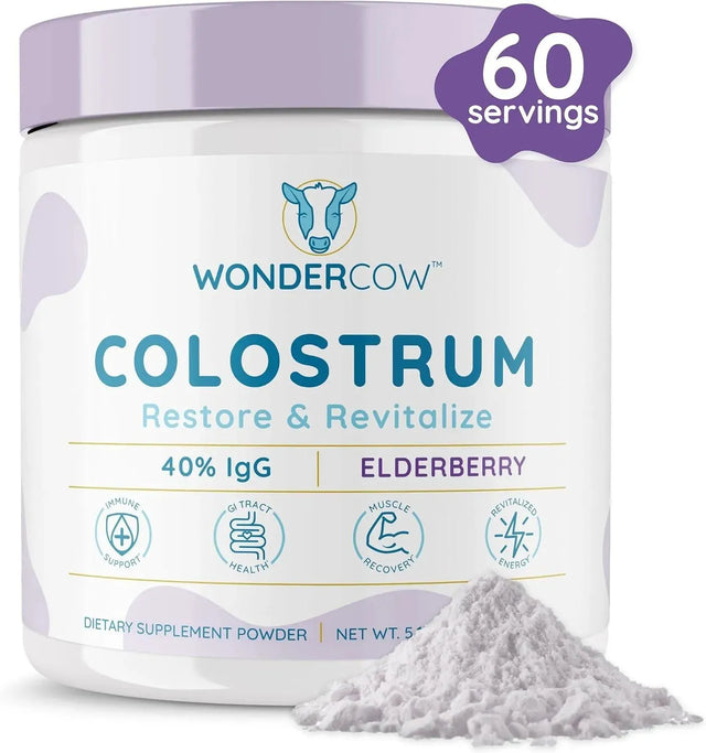 WONDERCOW - Wondercow Colostrum Powder Supplement Elderberry 120Gr. - The Red Vitamin MX - Suplementos Alimenticios - {{ shop.shopifyCountryName }}