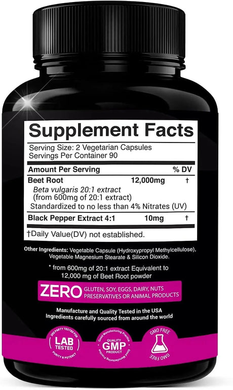 X GOLD HEALTH - X Gold Health Beet Root Extract 1200Mg. 180 Capsulas - The Red Vitamin MX - Suplementos Alimenticios - {{ shop.shopifyCountryName }}