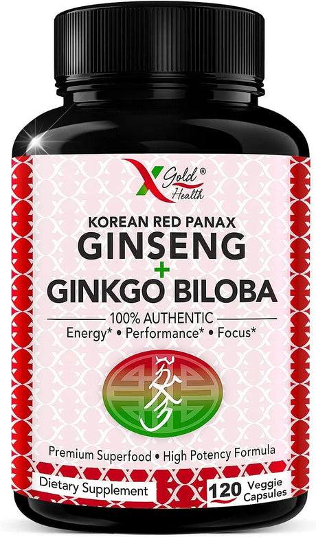 X GOLD HEALTH - X Gold Health Korean Red Panax Ginseng 1200Mg. 120 Capsulas - The Red Vitamin MX - Suplementos Alimenticios - {{ shop.shopifyCountryName }}