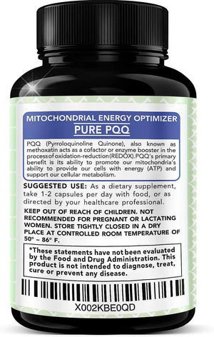 X GOLD HEALTH - X Gold Health PQQ Supplement 20Mg. 120 Capsulas - The Red Vitamin MX - Suplementos Alimenticios - {{ shop.shopifyCountryName }}